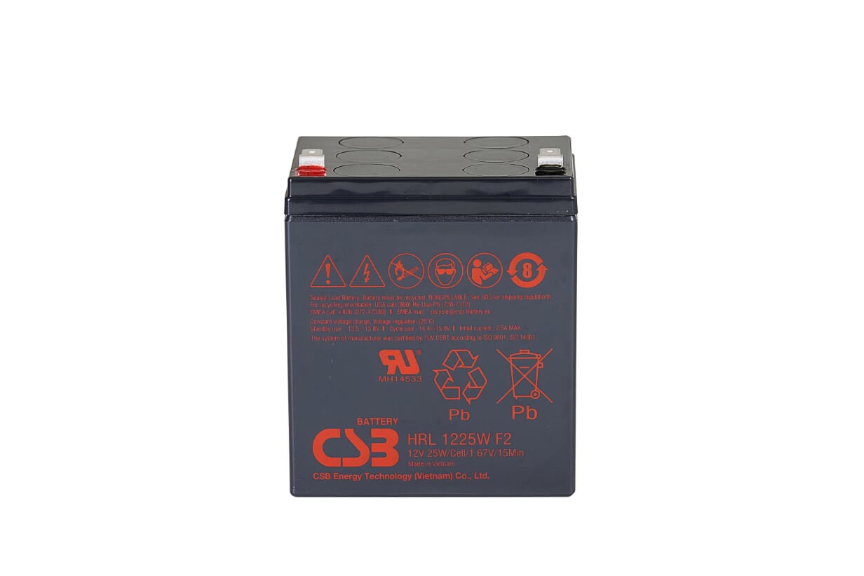 фото Аккумулятор для ибп csb hrl 1225w f2 (12в 7ач / 12v 7ah)