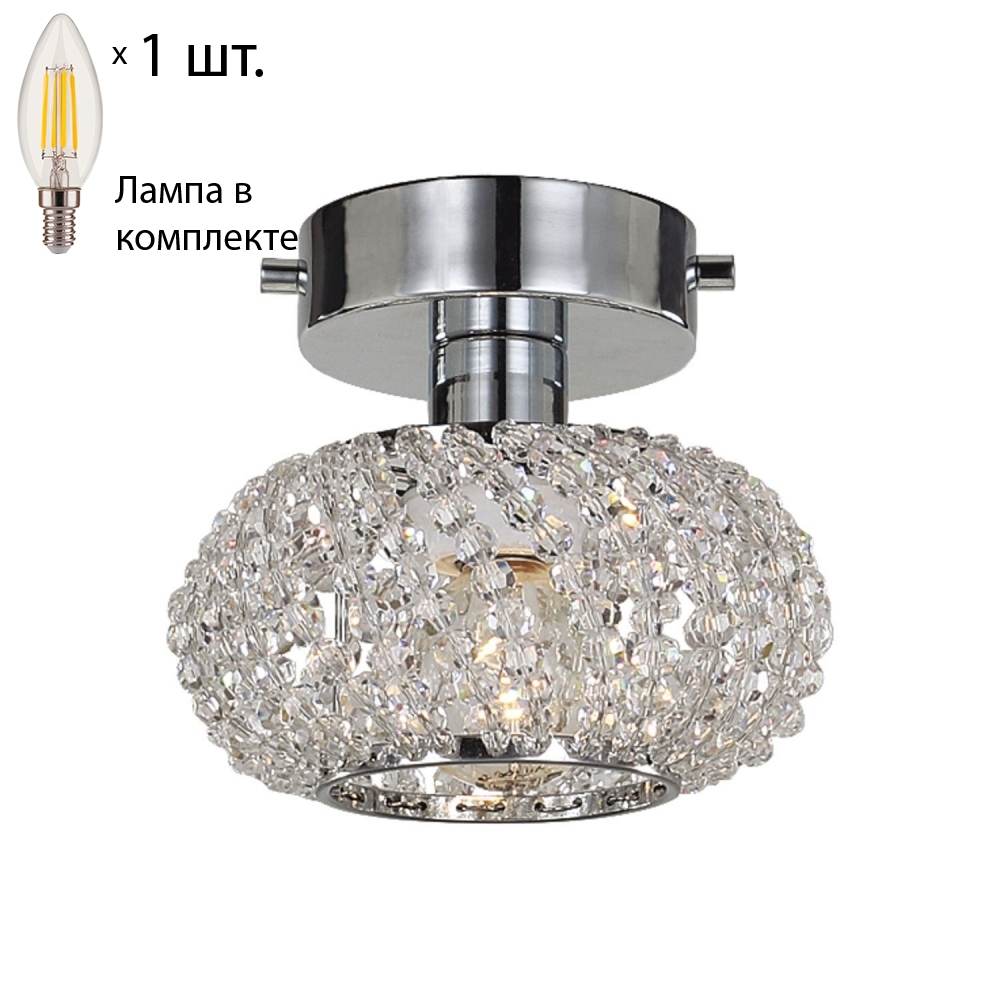 

Потолочный светильник Favourite Sternchen с лампочкой 1392-1U+Lamps E14 Свеча