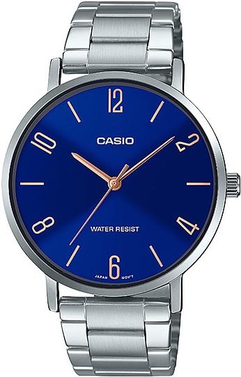 фото Наручные часы мужские casio mtp-vt01d-2b2