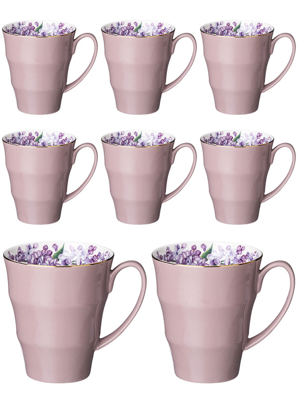 

Набор кружек 8 шт Lefard Lilac 350 мл 760-761