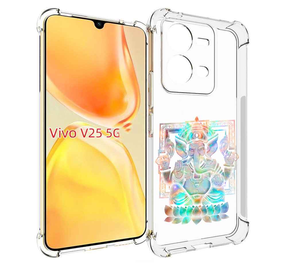 

Чехол MyPads умный слон для Vivo V25 5G / V25e, Прозрачный, Tocco