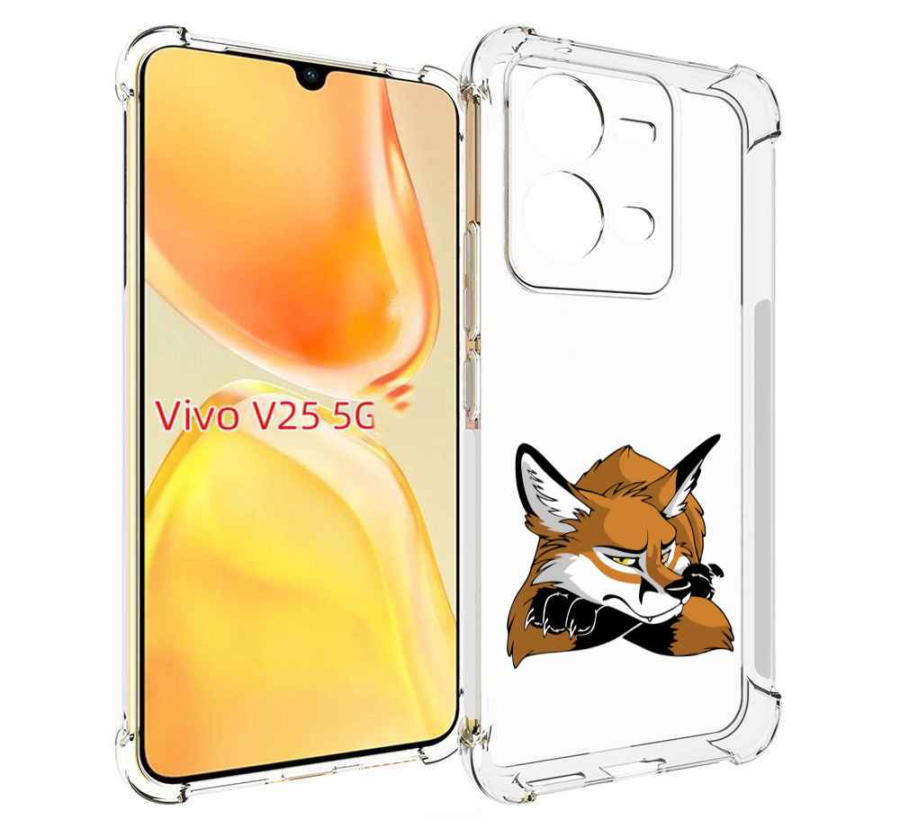 

Чехол MyPads фокс для Vivo V25 5G / V25e, Прозрачный, Tocco