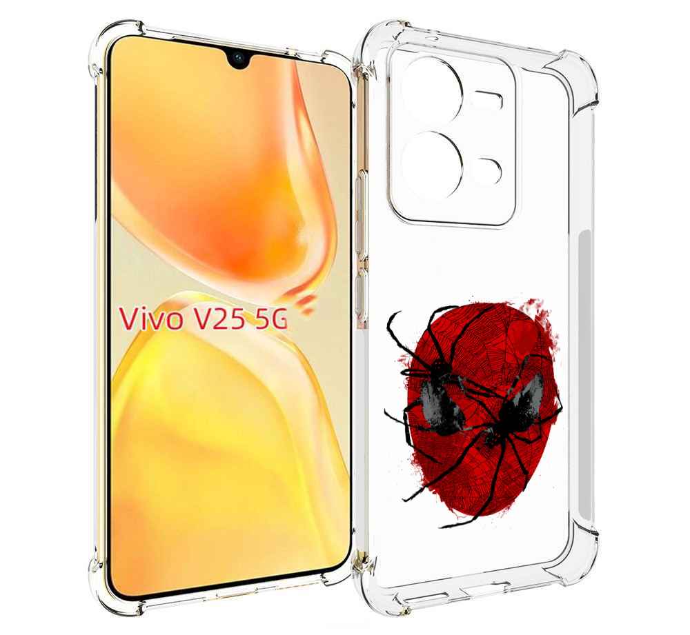 

Чехол MyPads человек паук для Vivo V25 5G / V25e, Прозрачный, Tocco