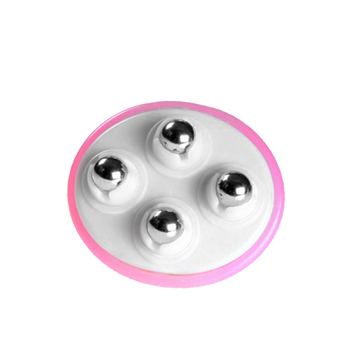 фото Роликовый массажер для тела четыре жемчужины, розовый, 9х8х6,9 см, venusshape vs-msgr1-02