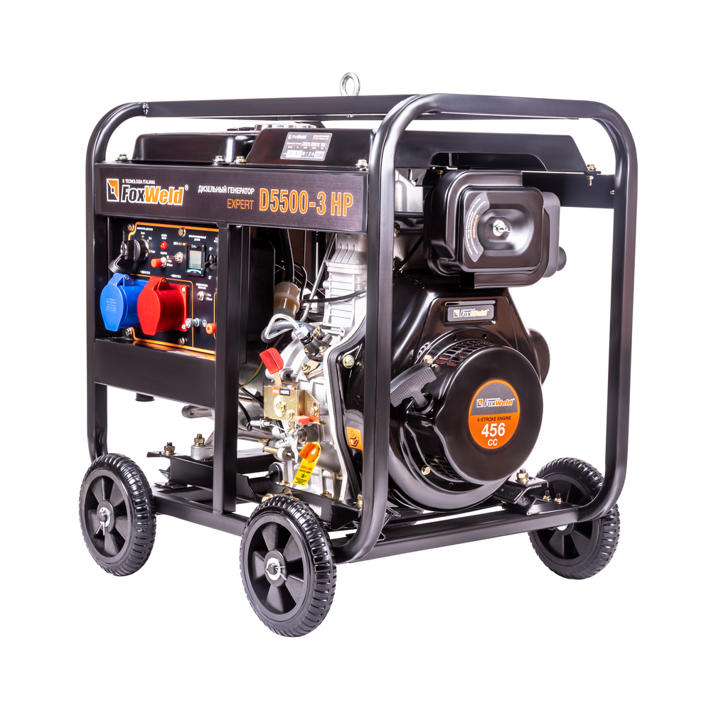 

FoxWeld Дизельный генератор FoxWeld Expert D5500-3 HP, Дизельный генератор FoxWeld Expert D5500-3 HP