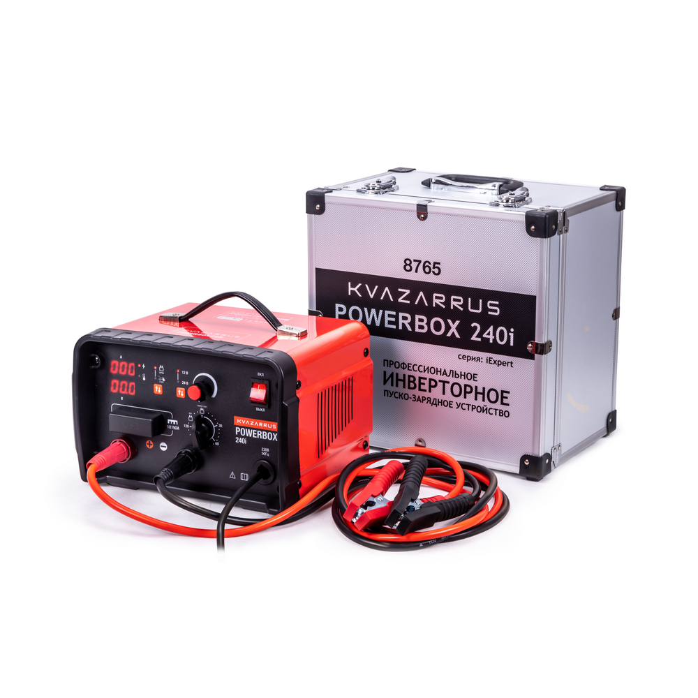 FoxWeld Инверторное пуско-зарядное устройство KVAZARRUS PowerBox 240i алюминиевый кейс 12747₽