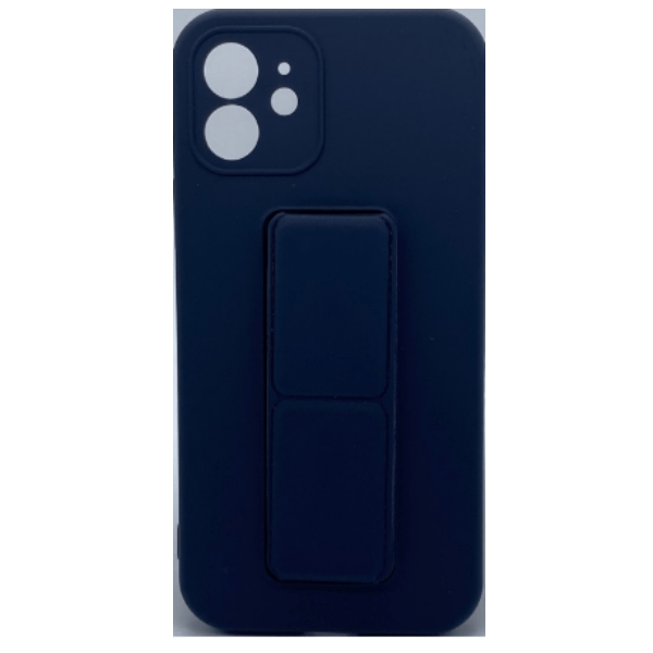 фото Чехол для iphone12 mini с держателем 3 в 1, синий nobrand