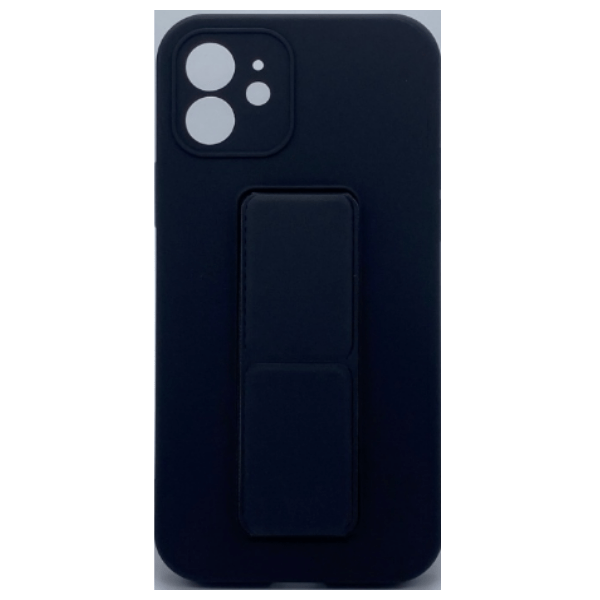фото Чехол для iphone12 mini с держателем 3 в 1, черный nobrand