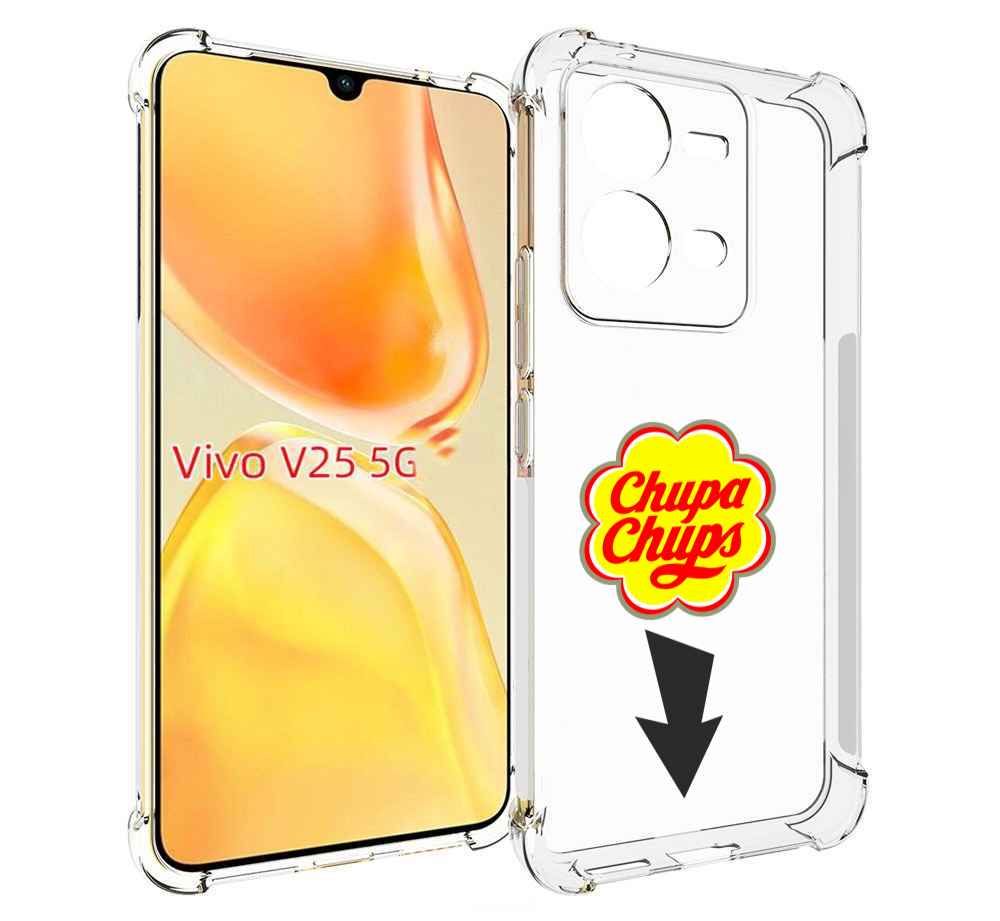 

Чехол MyPads чупа чупс для Vivo V25 5G / V25e, Прозрачный, Tocco