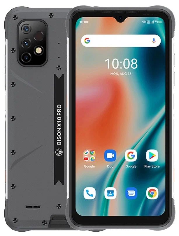 

Смартфон Umidigi Bison X10 Pro 4/128GB Storm Gray (6973553521299), Bison X10 Pro
