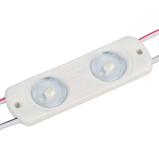 

Светодиодный модуль SMD 2835, 2 LED, 12 В, 1 Вт, 160°, IP67, холодный белый (13000 К), ML-SMD2835-2LED-1W-12V