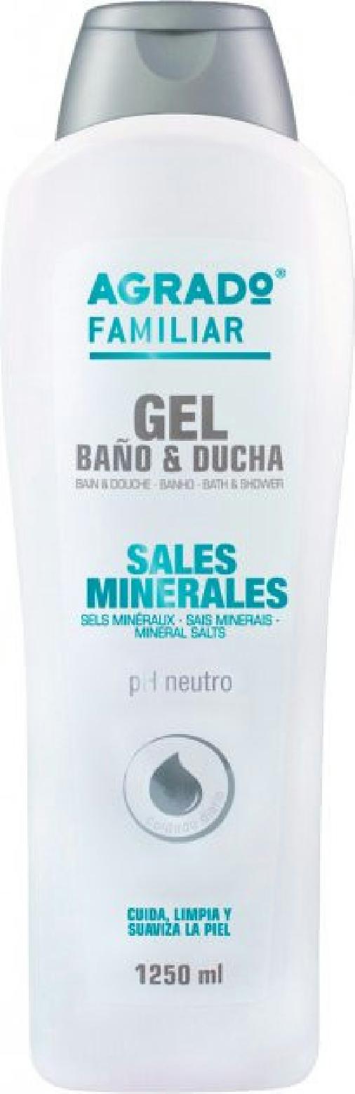 Гель для ванн и душа AGRADO Минеральные соли Мineral salts д/всех типов кожи, 1250мл