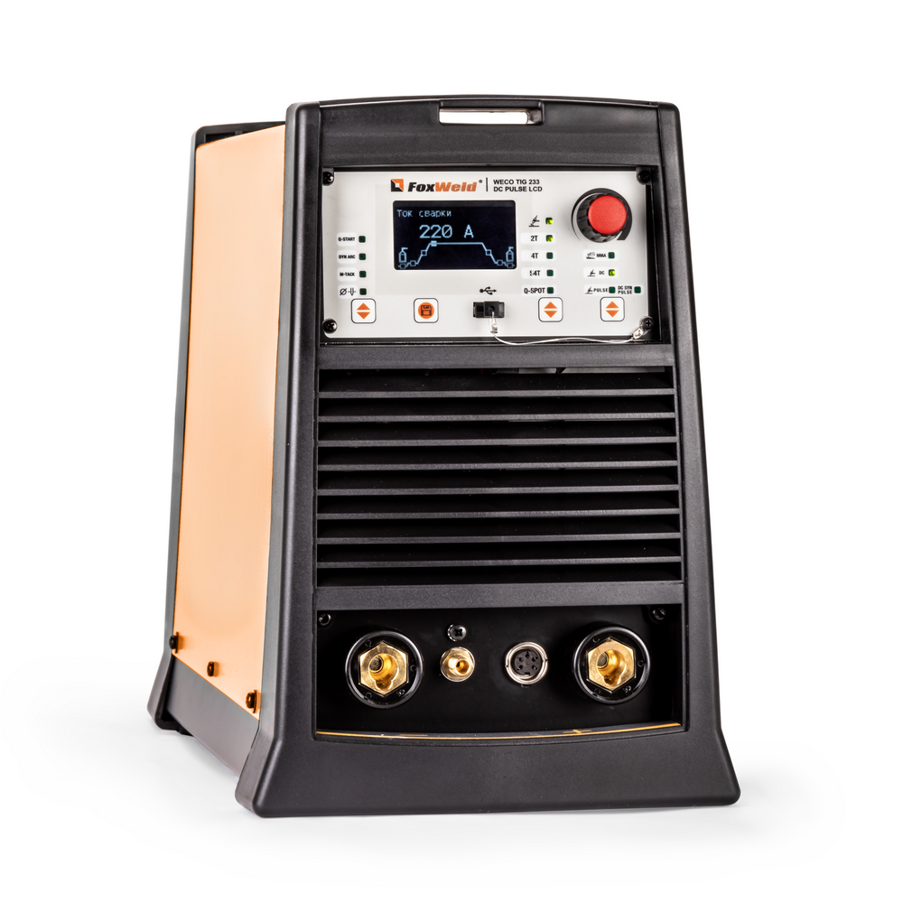 

FoxWeld Аппарат аргонодуговой сварки WECO TIG 233 DC PULSE LCD, Аппарат аргонодуговой сварки WECO TIG 233 DC PULSE LCD