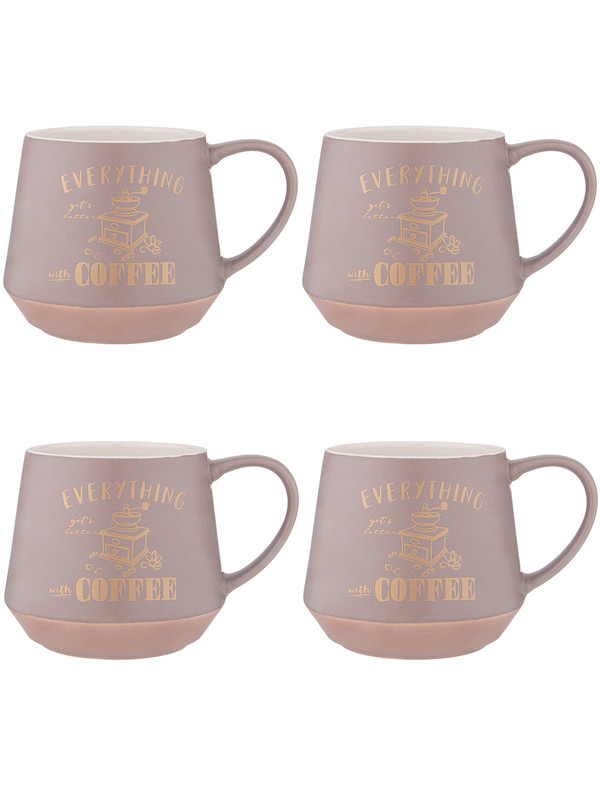 

Набор кружек 4 шт Lefard Coffemania 470 мл 4-SPAIK(260-747)ARTI