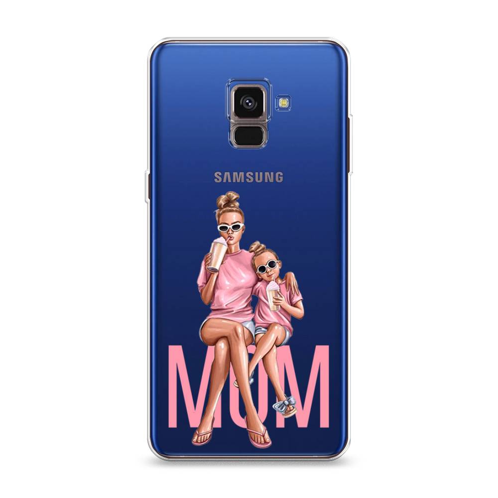 

Чехол Awog на Samsung Galaxy A8 2018 "Lovely mom", Разноцветный, 25450-7