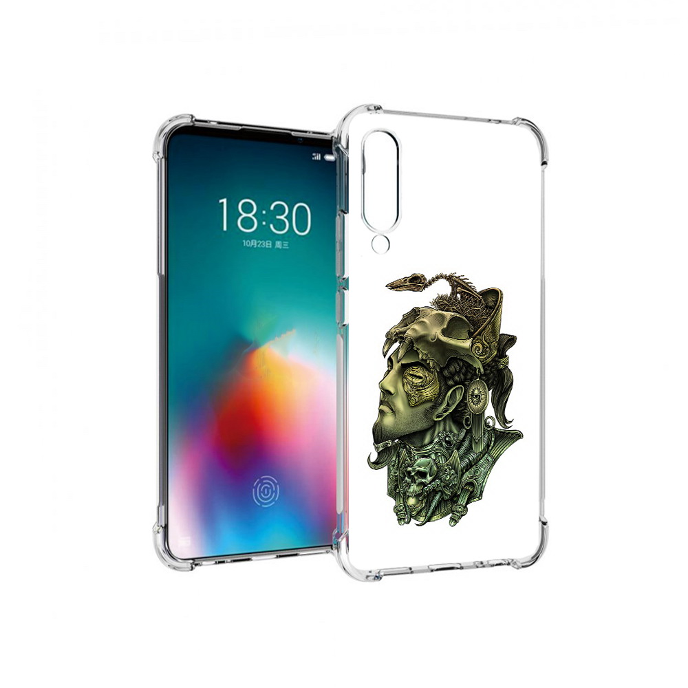 

Чехол MyPads Tocco для Meizu 16T бронзовый воин (PT144619.90.248), Прозрачный, Tocco