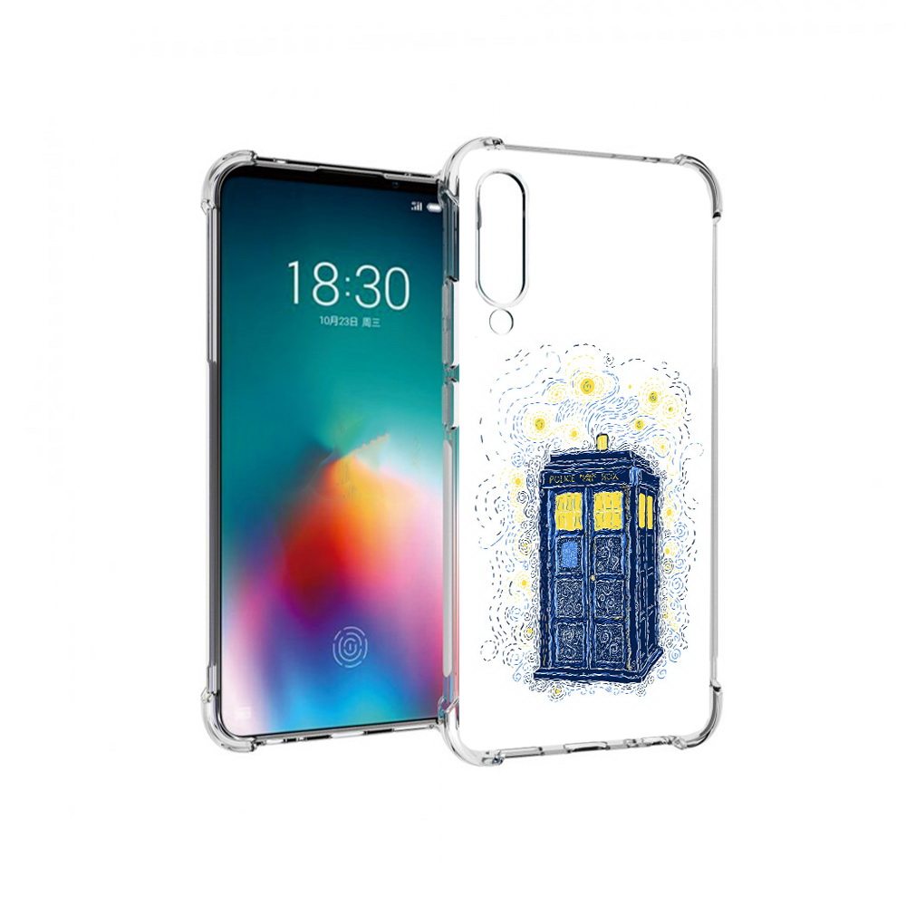 

Чехол MyPads Tocco для Meizu 16T будка рисунок (PT144619.90.249), Прозрачный, Tocco