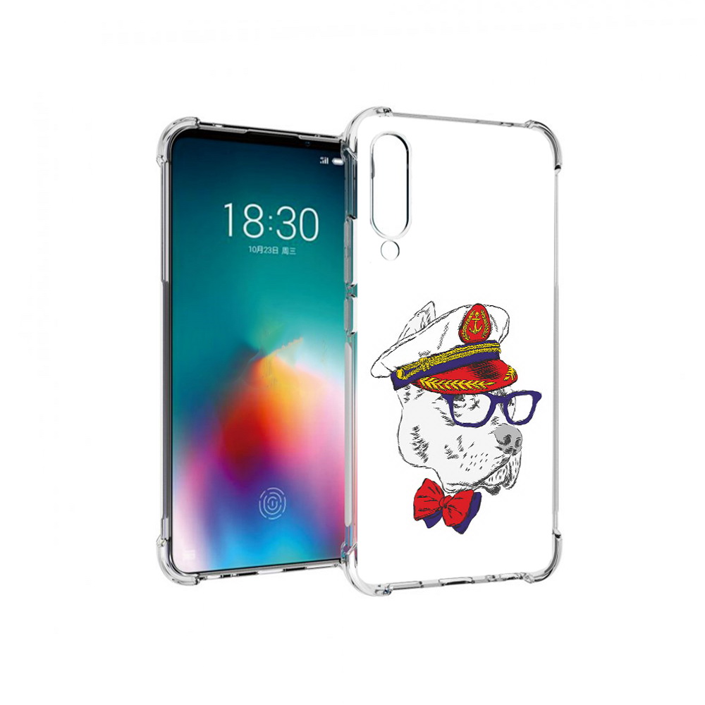 

Чехол MyPads Tocco для Meizu 16T бульдог (PT144619.90.251), Прозрачный, Tocco
