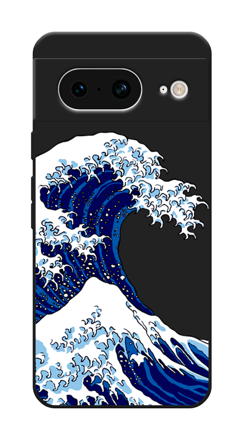 

Чехол Awog на Google Pixel 8 "Волна в Канагаве", Синий;белый, 271552-1