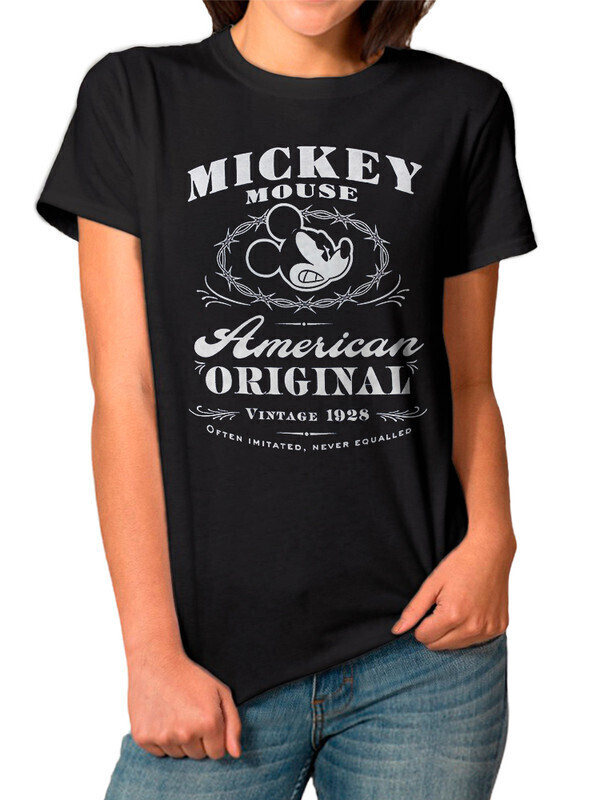 

Футболка женская Dream Shirts Микки Женская 10009601 черная M, Микки Женская 10009601