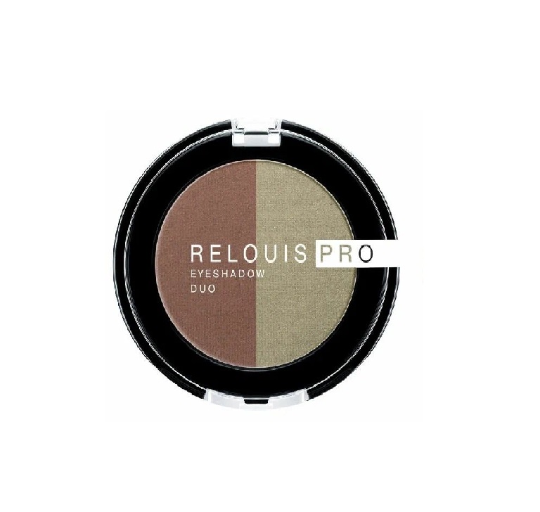 Тени для век Relouis тон 110 Pro Eyeshadow Duo, 2 шт. латка универсальная umicro 32мм 150шт коробка