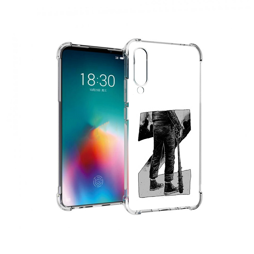 

Чехол MyPads Tocco для Meizu 16T воин черно белый (PT144619.90.265), Tocco