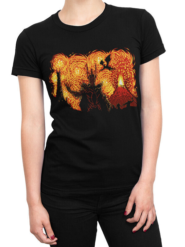 

Футболка женская Dream Shirts Саурон - Властелин Колец Женская 10009621 черная XS, Саурон - Властелин Колец Женская 10009621