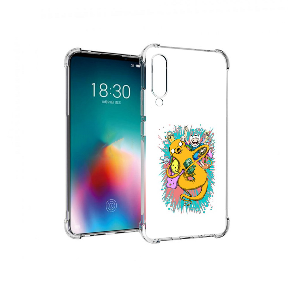 

Чехол MyPads Tocco для Meizu 16T время приключений рисунок (PT144619.90.276), Прозрачный, Tocco