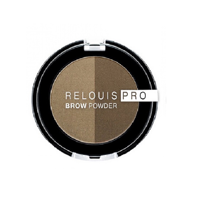 фото Тени relouis для бровей pro brow powder тон 01 blonde, 2 шт.