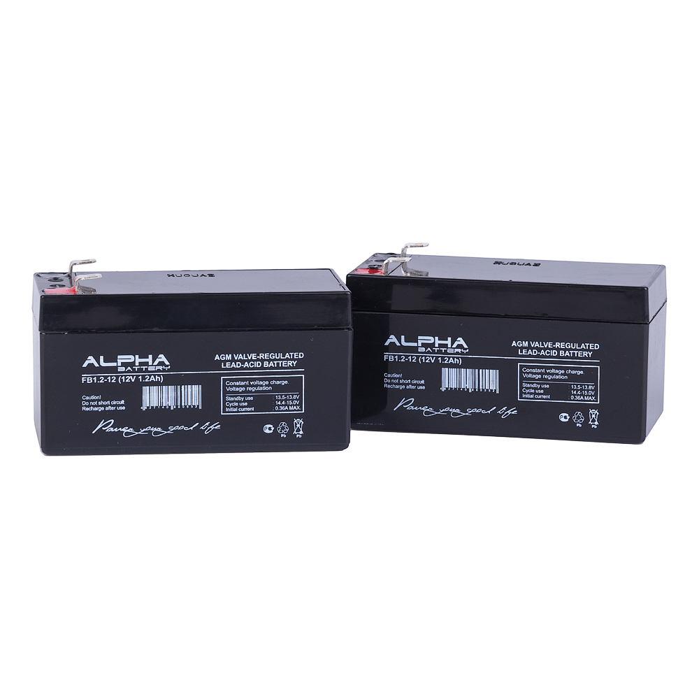 Аккумуляторная батарея ALPHA BATTERY FB 1.2-12 12В 1.2Ач / 12V 1.2Ah