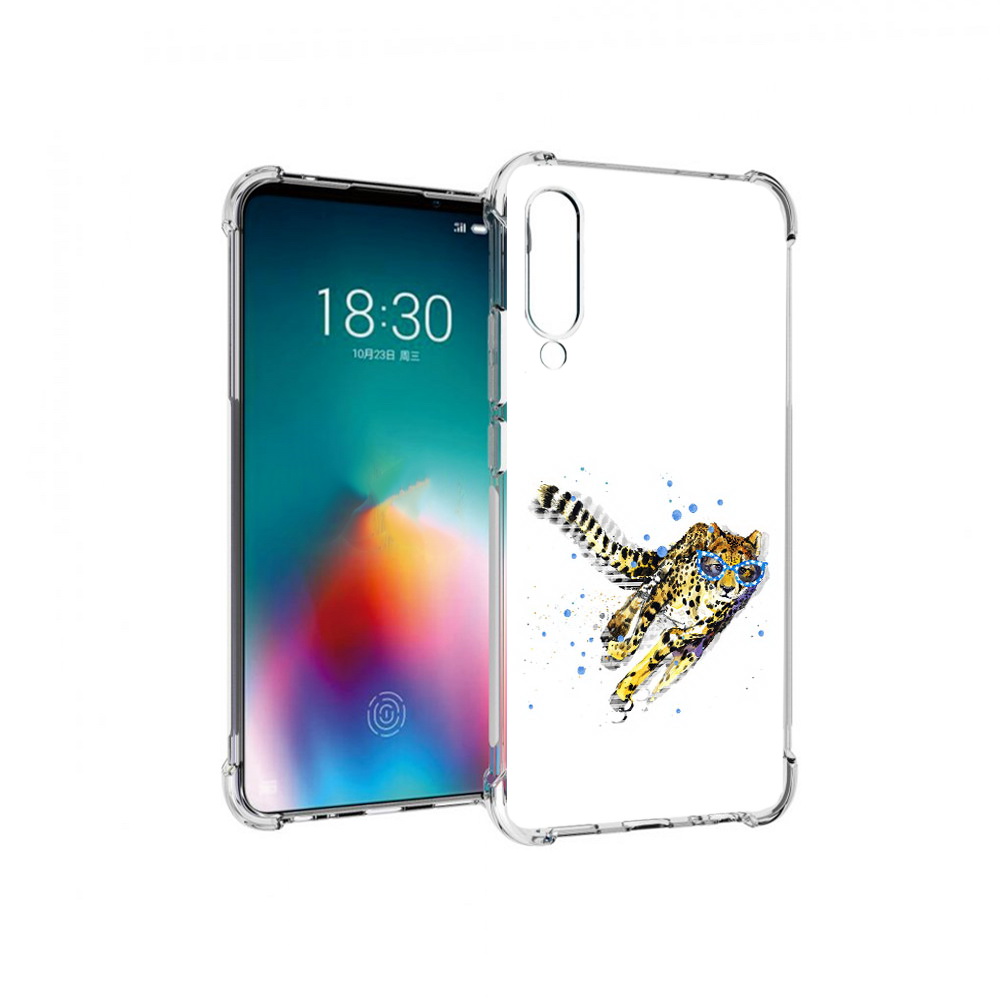 

Чехол MyPads Tocco для Meizu 16T гепард в очках (PT144619.90.287), Прозрачный, Tocco