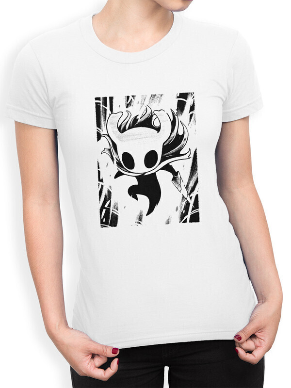 

Футболка женская Dream Shirts Hollow Knight Женская 10009661 белая M, Hollow Knight Женская 10009661