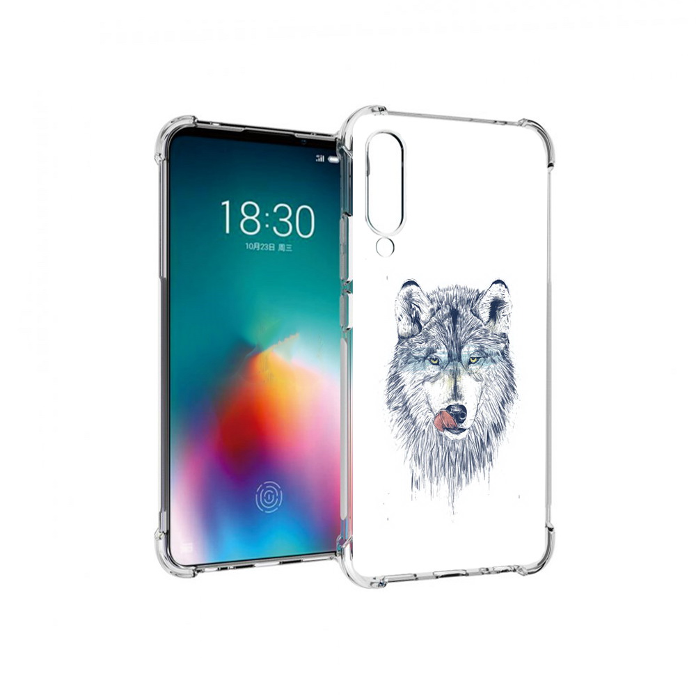 

Чехол MyPads Tocco для Meizu 16T голодгый волк (PT144619.90.292), Прозрачный, Tocco