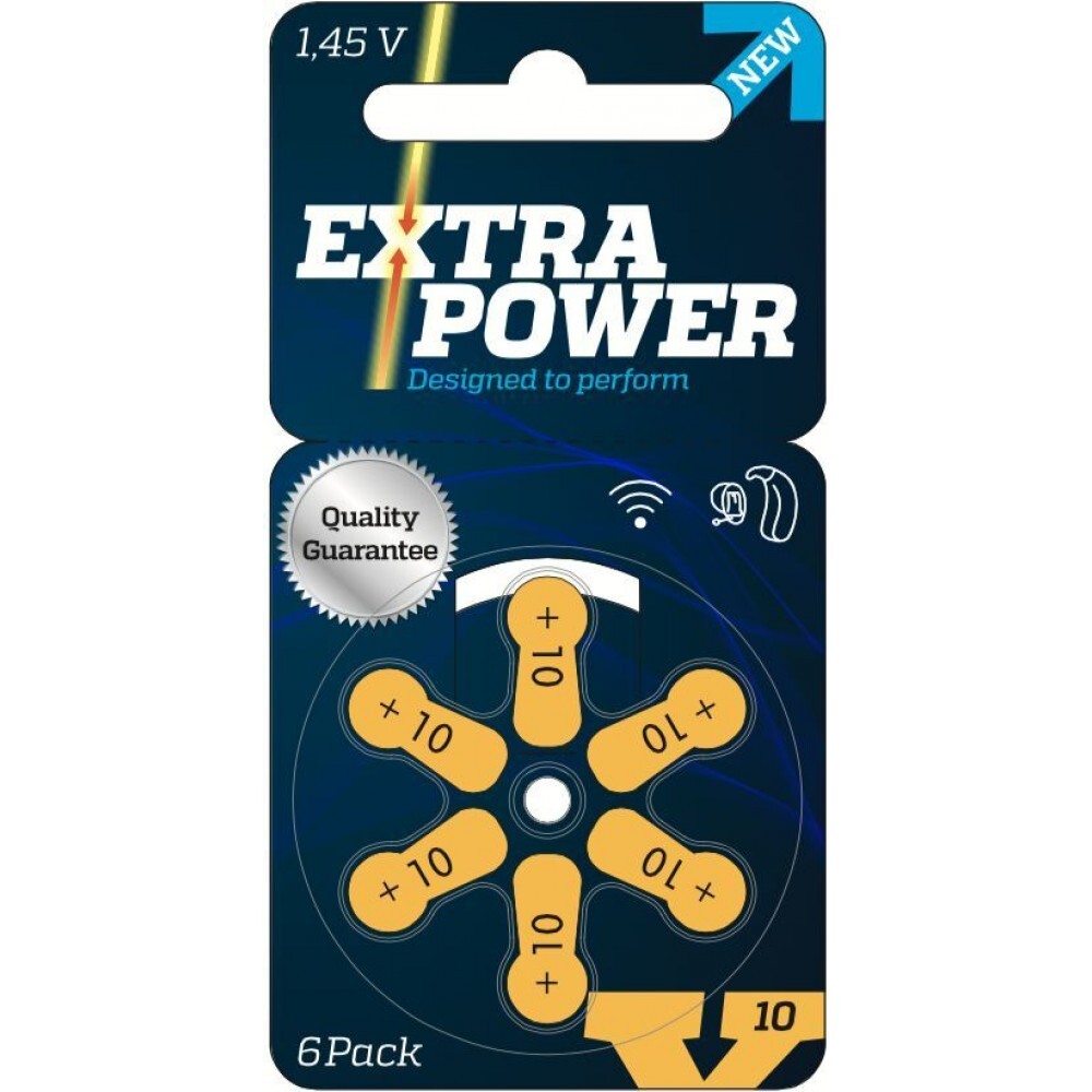 фото Набор батареек для слуховых аппаратов №10 "extra power" sivantos