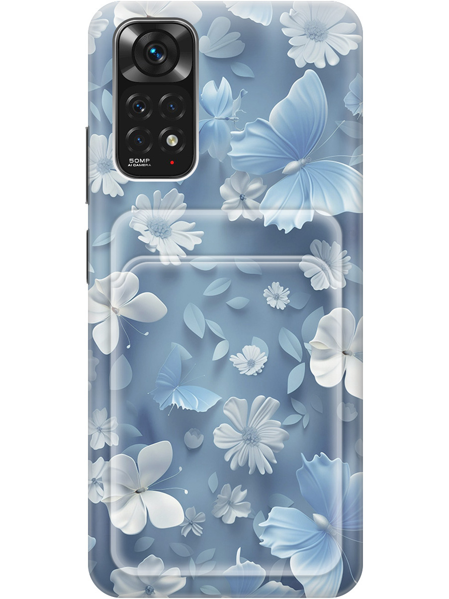 

Силиконовый чехол на Xiaomi Redmi Note 11/Note 11S с принтом 784084, Прозрачный;белый;голубой, 735250210