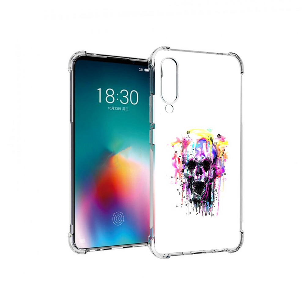 

Чехол MyPads Tocco для Meizu 16T граффити череп (PT144619.90.298), Прозрачный, Tocco