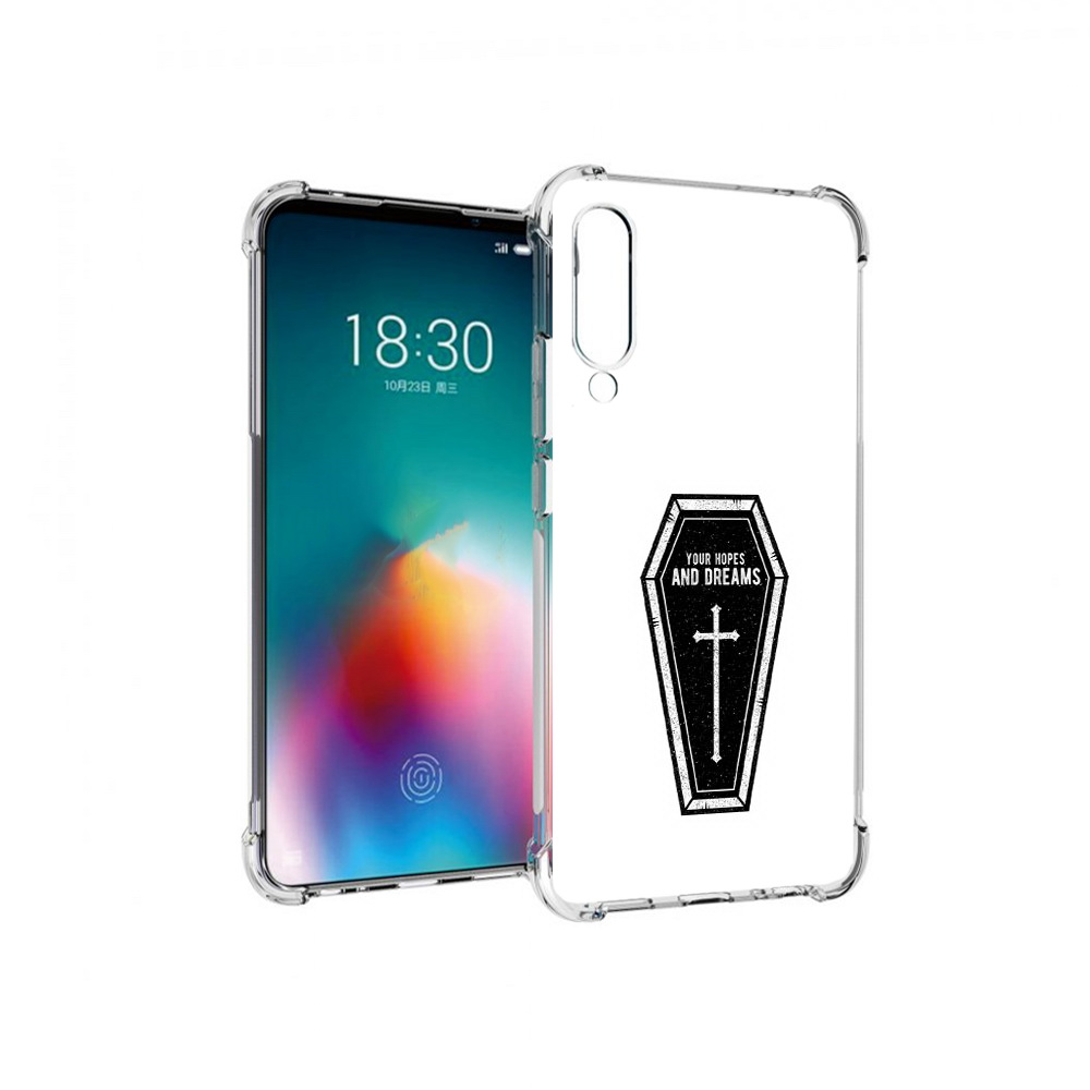 

Чехол MyPads Tocco для Meizu 16T гроб с мечтами (PT144619.90.299), Прозрачный, Tocco