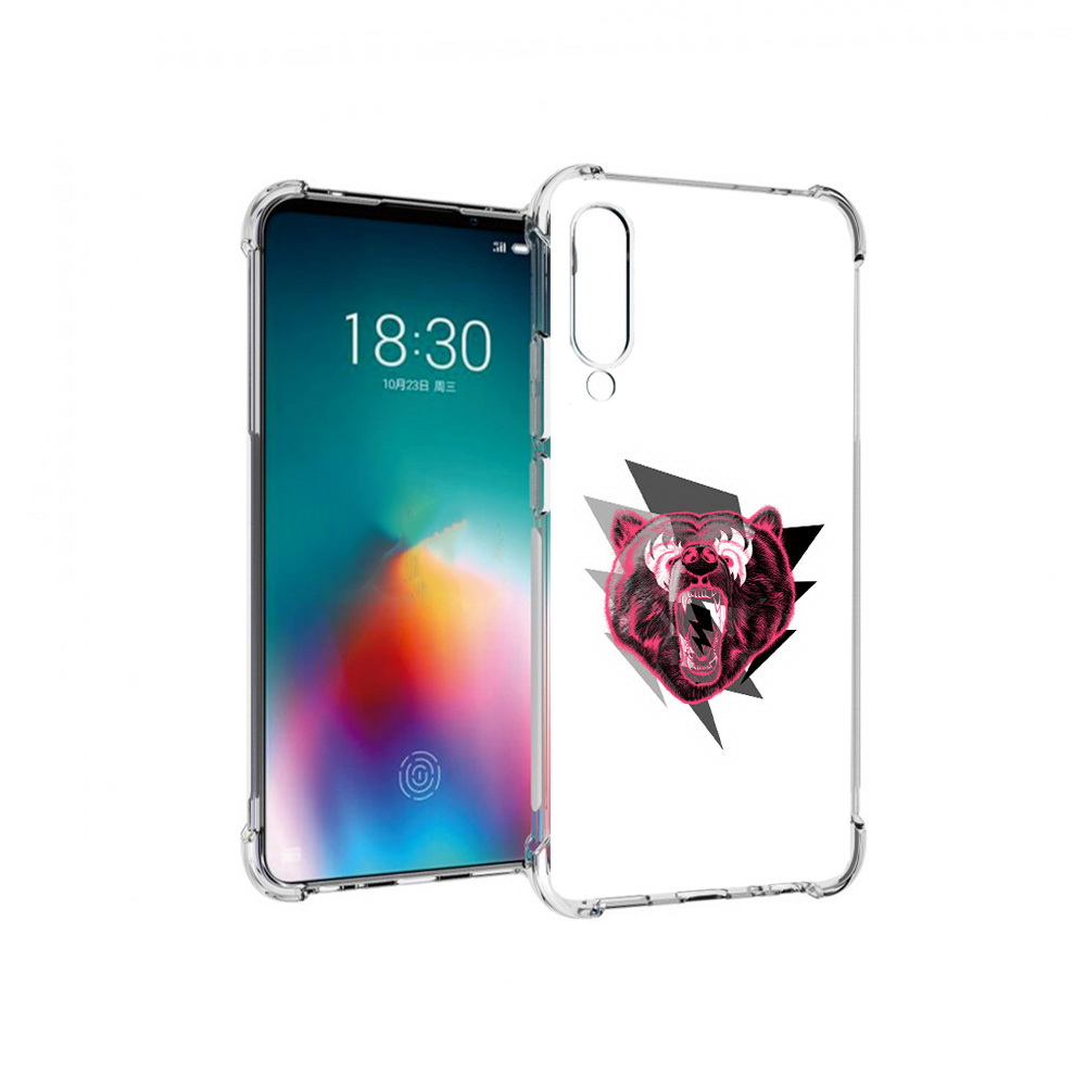 

Чехол MyPads Tocco для Meizu 16T грозовой медведь (PT144619.90.301), Прозрачный, Tocco