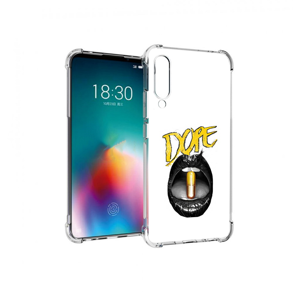 

Чехол MyPads Tocco для Meizu 16T губы (PT144619.90.303), Прозрачный, Tocco