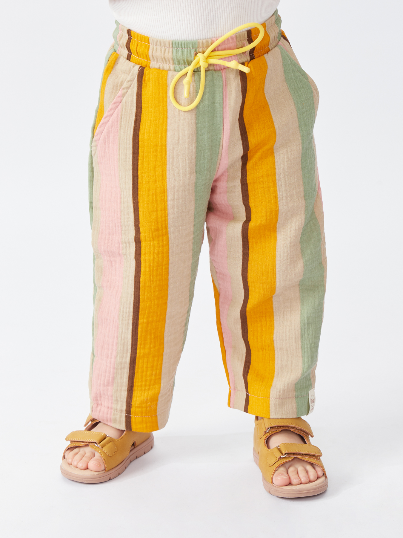 Брюки детские Happy Baby 88134, stripes, 98 подтяжки детские imperator stripes 7 цв синий 7 14 лет