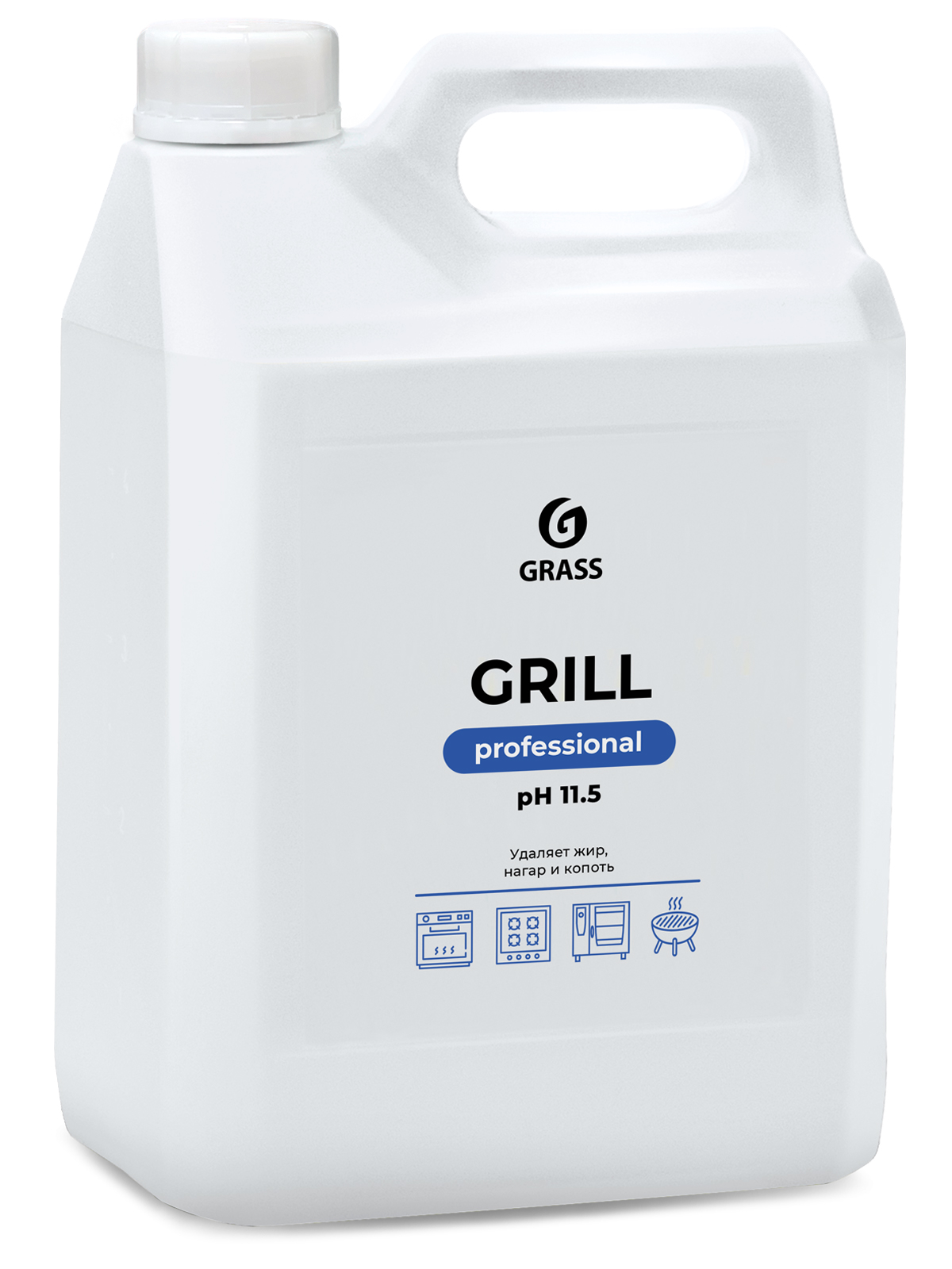 Чистящее средство для кухни GRASS Grill Professional жироудалитель , антижир 5л