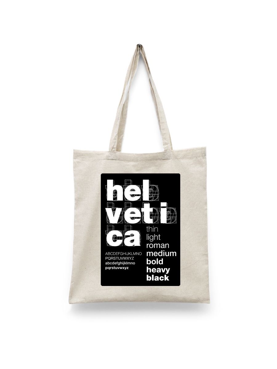 

Шоппер унисекс Каждому Своё Типографика/Шрифты/Helvetica/Futura STTP14, белый, Типографика/Шрифты/Helvetica/Futura STTP14
