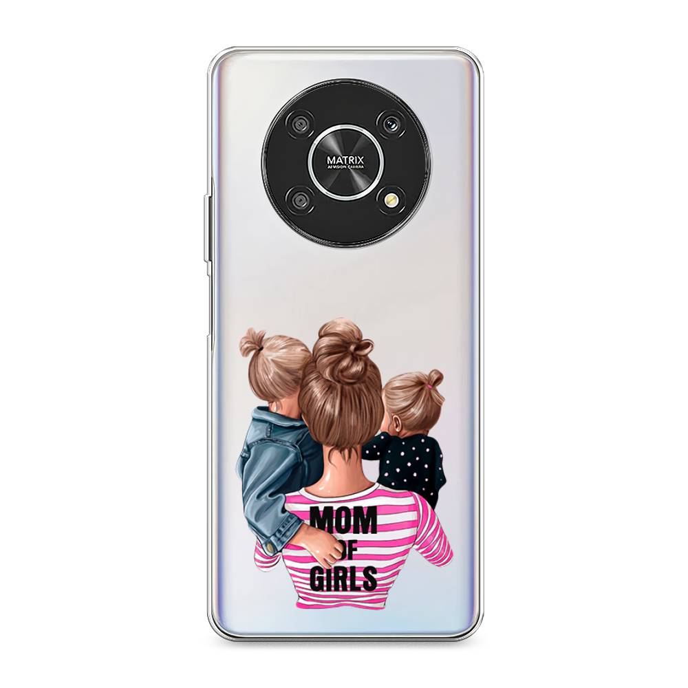 

Чехол Awog на Honor X9 4G/Magic4 Lite 4G "Mom of Girls", Разноцветный, 6108650-6