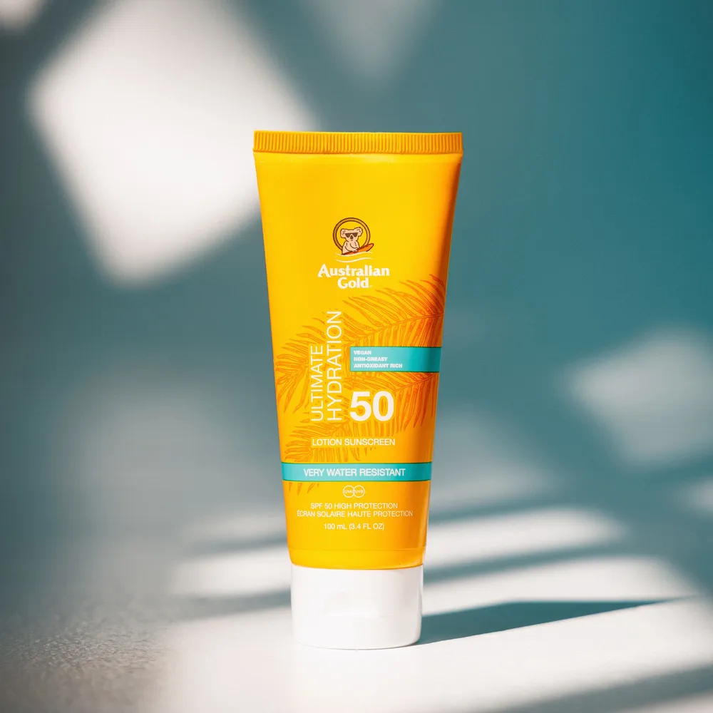 Солнцезащитный лосьон Australian Gold Ultimate Hydration Lotion Sunscreen SPF 50 солнцезащитный лосьон для детей с спф 50 heliocare 360 pediatrics lotion sunscreen spf 50