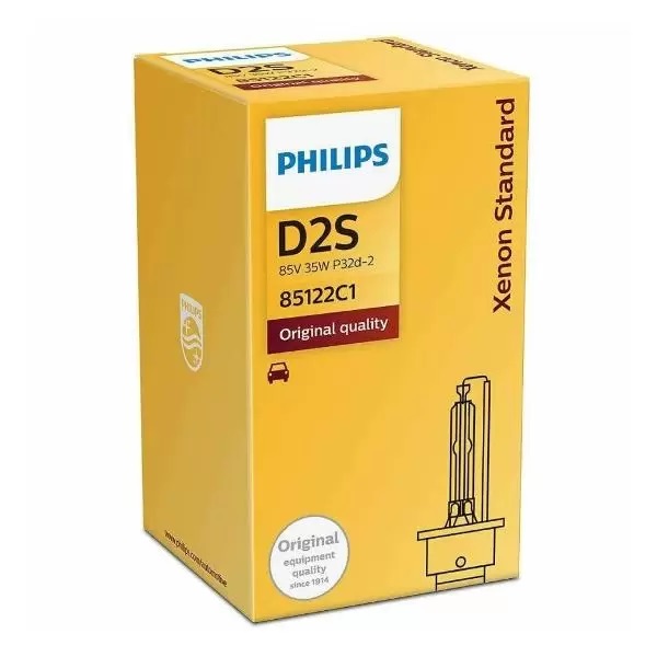 фото Ксеноновая лампа philips d2s 35w xenon standard 1шт 85122c1