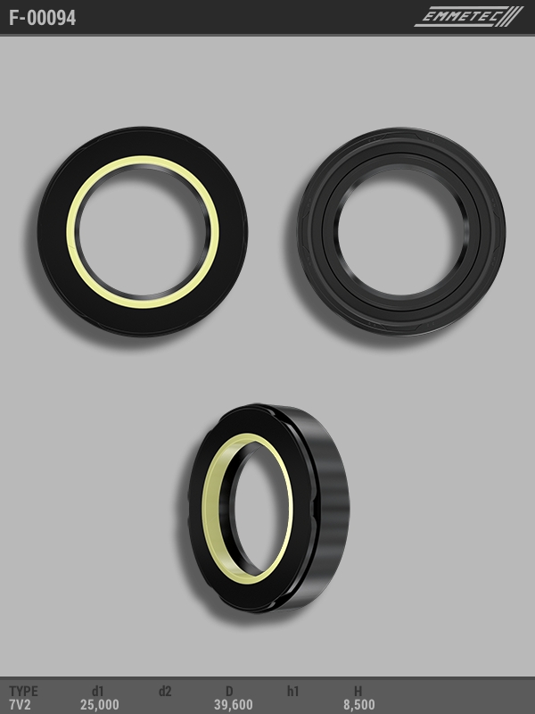 

Сальник рулевой рейки EMMETEC 25x39.6x8.5 (7V2) F-00094, F-00094, F00094