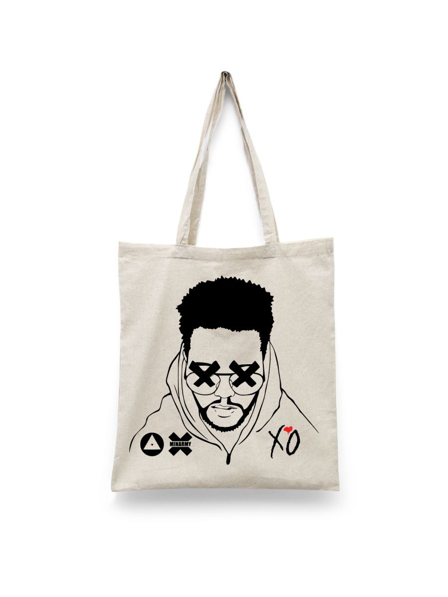 

Шоппер унисекс Каждому Своё The Weeknd/Викенд MZTW5, белый, The Weeknd/Викенд MZTW5