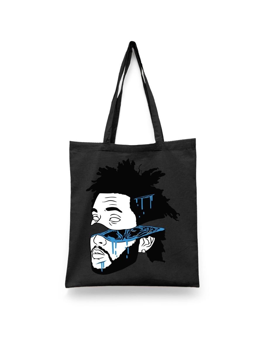 

Шоппер унисекс Каждому Своё The Weeknd/Викенд MZTW12, черный, The Weeknd/Викенд MZTW12