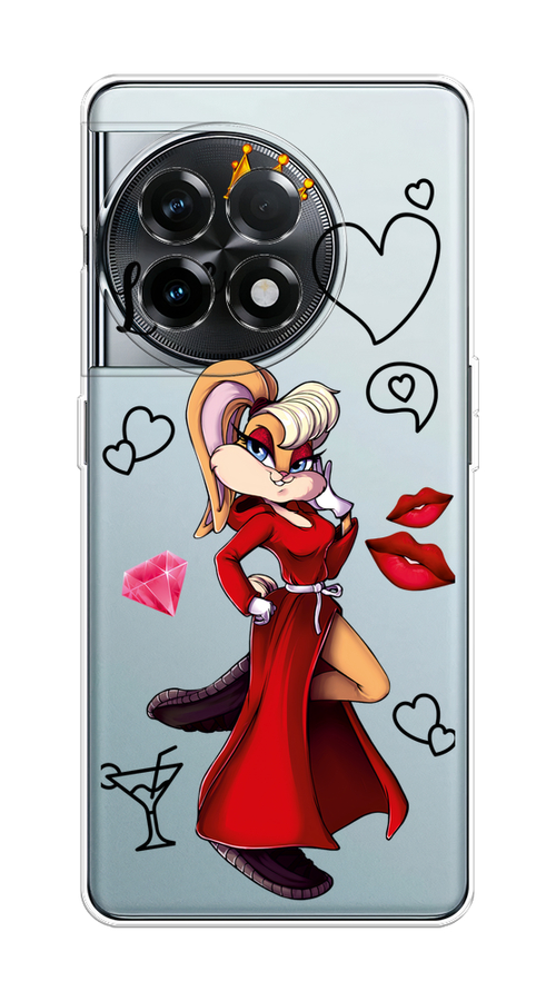 

Чехол на OnePlus 11R "Rich Lola Bunny", Красный;бежевый;оранжевый, 154150-1