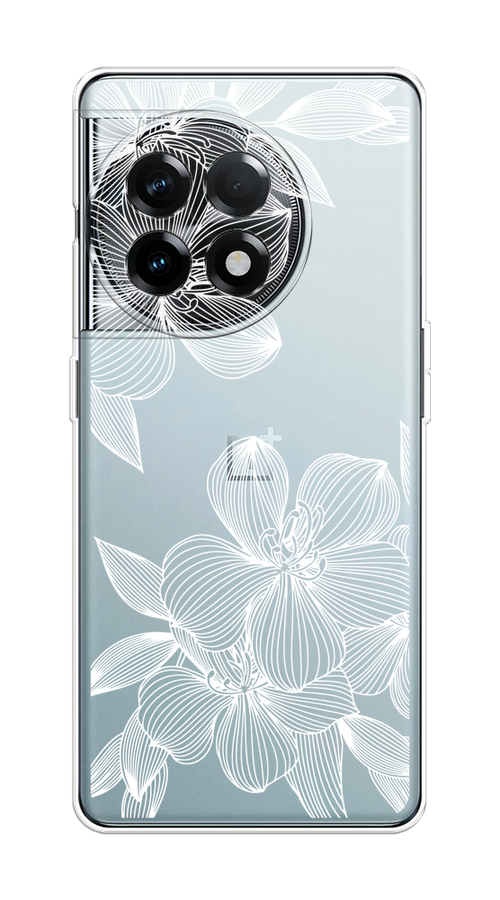 

Чехол на OnePlus 11R "Крокус", Белый;прозрачный, 154150-1